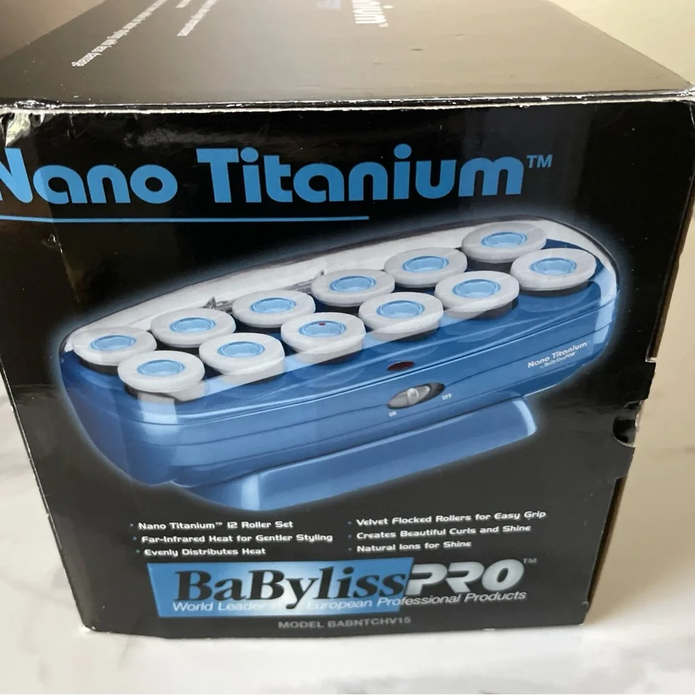 BaBylissPRO Nano Titanium 12 Roller Hair Setter (Model BABNTCHV15) - Picture 2 of 16